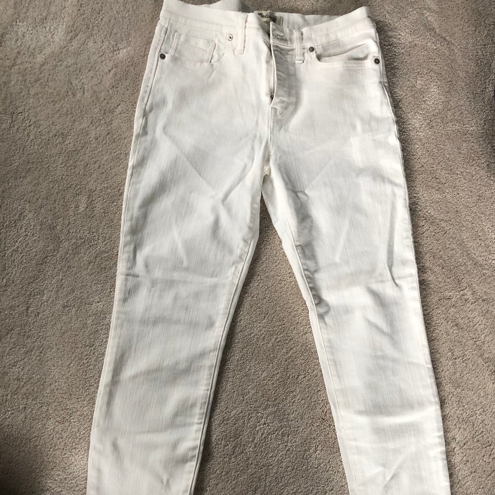 Madewell White Skinny Jeans NEVER WORN